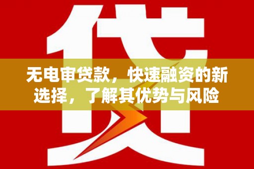 番路无电审贷款，快速融资的新选择，了解其优势与风险