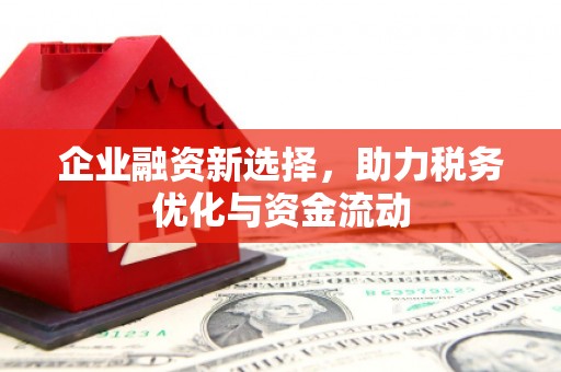 番路企业融资新选择，助力税务优化与资金流动