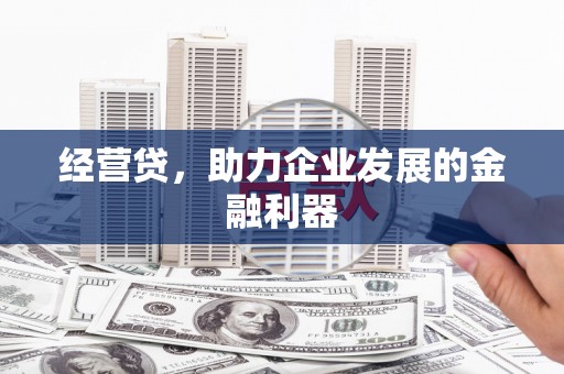番路经营贷，助力企业发展的金融利器
