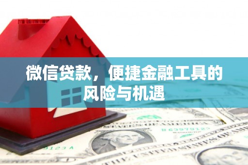 番路微信贷款，便捷金融工具的风险与机遇