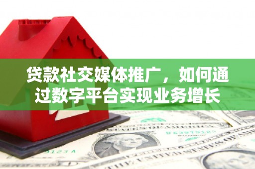 番路贷款社交媒体推广，如何通过数字平台实现业务增长