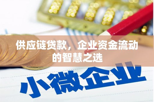 番路供应链贷款，企业资金流动的智慧之选