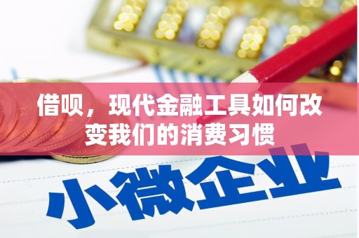番路借呗，现代金融工具如何改变我们的消费习惯