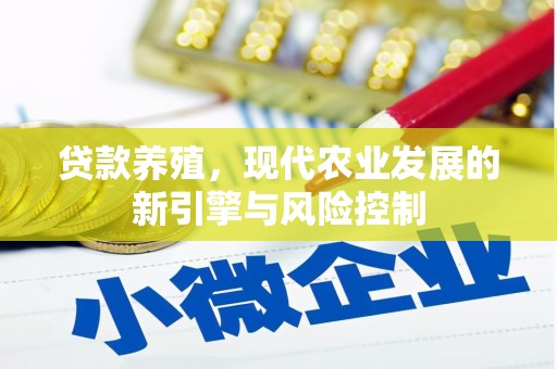 番路贷款养殖，现代农业发展的新引擎与风险控制