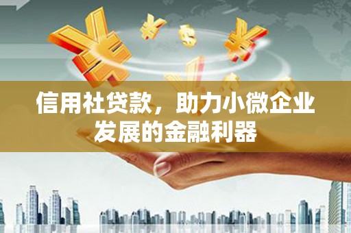 番路信用社贷款，助力小微企业发展的金融利器