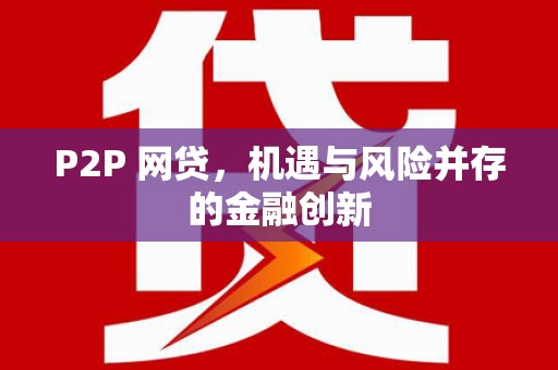 番路P2P 网贷，机遇与风险并存的金融创新